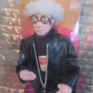 Andy Warhol collectable doll, Vintage 2000, Artist, Pop Art, Classic
